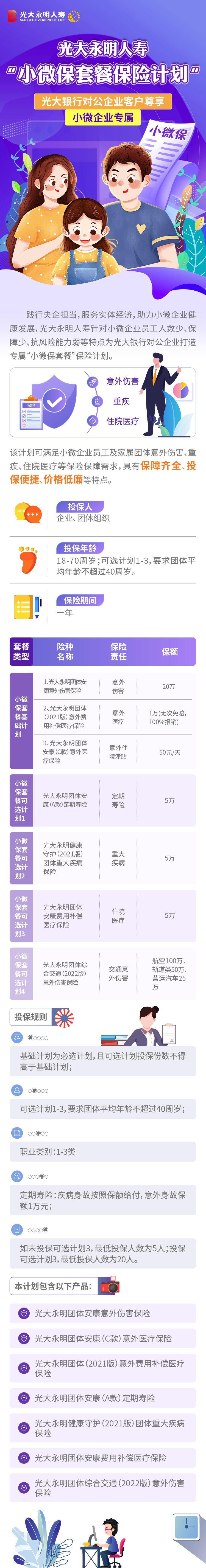 小微保宣傳長圖